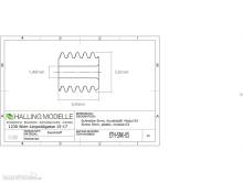 Halling ETH-SNK-06 - Schnecke 6mm, Kunststoff, Modul 03