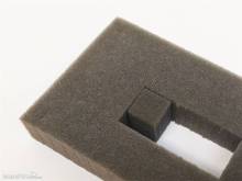 Halling BOX-RAS-GR - Rastergestanzter Schaumstoff ca. 320x220x31mm, anthrazith