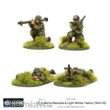 Warlord Games 403013106 - US Airborne Bazooka & Light Mortar
