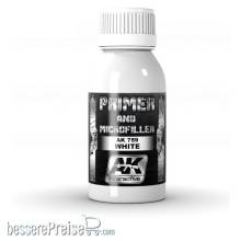 AK-Interactive AK759 - White Primer and Microfiller 100 ml
