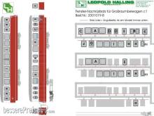Halling WC1-FEN-BW - Fenstersatz c1 Beiwagen
