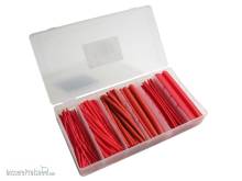 Schönwitz 11851 - Schrumpfschlauch Sortiment Set 100 Teile 10cm rot