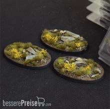 Gamers Grass GGB-HLO75 - Ovale Highland Bases 75mm (x3)