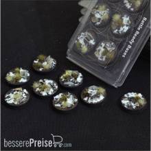Gamers Grass GGB-WR32 - Round Winter Bases 32mm (x8)