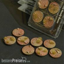 Gamers Grass GGB-BLR32 - Round Badland Bases 32mm (x8)