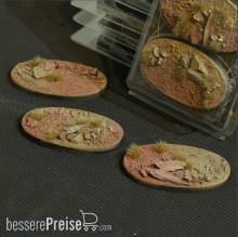 Gamers Grass GGB-BLO75 - Ovale Badland Bases 75mm (x3)