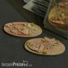 Gamers Grass GGB-BLO90 - Ovale Badland Bases 90mm (x2)