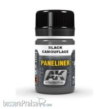 AK-Interactive AK2075 - Paneliner for Black Camouflage