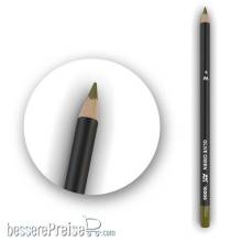 AK-Interactive AK10006 - Watercolor Pencil Olive Green