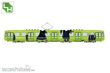Halling TW6-RKT-S - Hannover TW6000, ´Üstra rockt´ Nr. 6208, Standmodell
