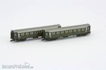 Saxonia 120177 - 2er Set Personenwagen C4Ü Sa 07, DRG Ep.II - DRG - Ep.II