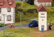 Faller 120241 - Trafohäuschen mit Strommasten