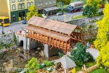 Faller 120527 - Eisenbahn-Holzbrücke
