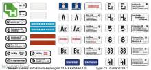 Halling DEC-B07 - Decals für Wiener Straßenbahn c3 Nr. 1107