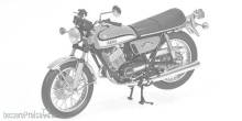 Minichamps 122163502 - YAMAHA RD 350 - 1973 - BLUE METALLIC