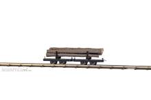 Busch 12224 - Drehgestell-Langholzwagen