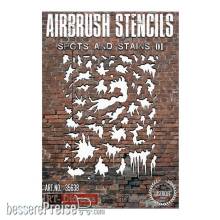 AK-Interactive RTD35638 - Stencil: Spots and stains 1/35