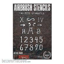 AK-Interactive RTD35609 - Stencil: Painted symbols 1/35