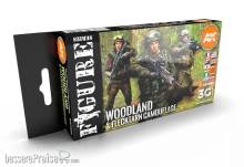 AK-Interactive AK11632 - Woodland & Flecktarn Camouflage