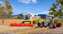 Kibri 12263 - Spur H0 CLAAS Mähdrescher mit Schneid- und Maisgebiss
