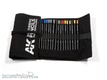 AK-Interactive AK10048 - Weathering Pencils Cloth Case