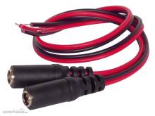 Schönwitz 12336 - 2 Stück DC-Hohlbuchse 5,5mm x 2,1mm mit 30cm Kabel
