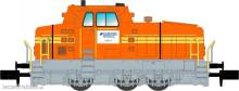 NME 123601 - Rangierdiesellok DHG 700 C ELBEKIES, orange, DCC - FORMVARIANTE - Lok 2 - Privat