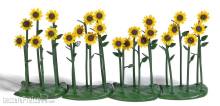 Busch 1240 - 24 Sonnenblumen, fertig montiert