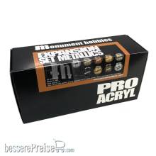 Monument Hobbies MPA-SET-MET - Pro Acryl Metallic Set (9x22ml)