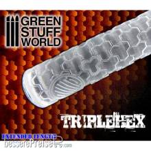 Greenstuff World GS-1161 - Strukturwalze - Triple-Sechsecke