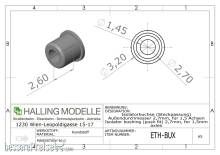Halling ETH-BUX - Kunststoff-Isolatorbuchse