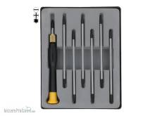 Schönwitz 12470 - Torx Kreuzschlitz Schlitz Schraubendreher Umsteckset