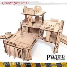 PWork Wargames PWTS00303MDF - MDF Terrain Combat Zone 03