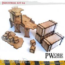 PWork Wargames PWTS00204MDF - MDF Terrain Industrial 04