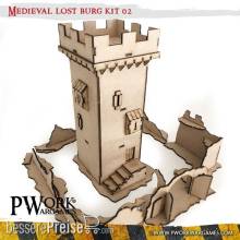 PWork Wargames PWTS00402MDF - MDF Terrain Lost Burg 02