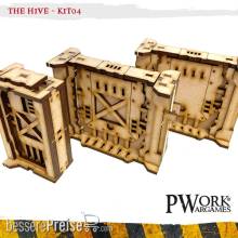 PWork Wargames PWTS00830MDF - MDF Terrain The Hive 04