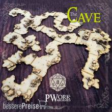 PWork Wargames PWFT00350MDF - MDF RPG Tiles The Cave