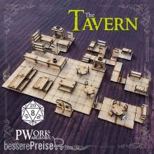 PWork Wargames PWFT00340MDF - MDF RPG Tiles The Tavern