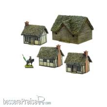 Warlord Games 218810001 - Thatched Hamlet Scenery Pack