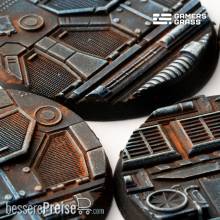 Gamers Grass GGB-SPR50 - Spaceship Corridor Bases 50mm (x3)