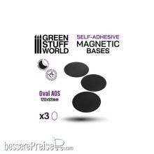 Greenstuff World GS-10857 - Magnetfolie - Oval 120x92mm