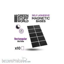 Greenstuff World GS-10859 - Magnetfolie - Rechteckig 50x75mm