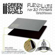 Greenstuff World GS-3082 - Flexplatten für 3d-Druck 124x70mm