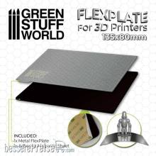 Greenstuff World GS-3084 - Flexplatten für 3d-Drucke 135x80mm