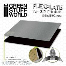 Greenstuff World GS-3086 - Flexplatten für 3d-Druck 192x120mm