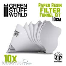 Greenstuff World GS-3096 - Einweg-Papierfilter 10cm