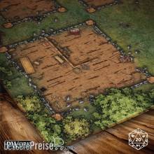 PWork Wargames RPG00870P30X30 - Battle Map - Abandoned