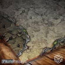PWork Wargames RPG00860P30X30 - Battle Map - Into The Darkness