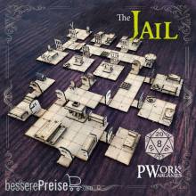 PWork Wargames FT00100MDF - FANTASY TILES The Jail