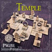 PWork Wargames FT00200MDF - FANTASY TILES The Temple